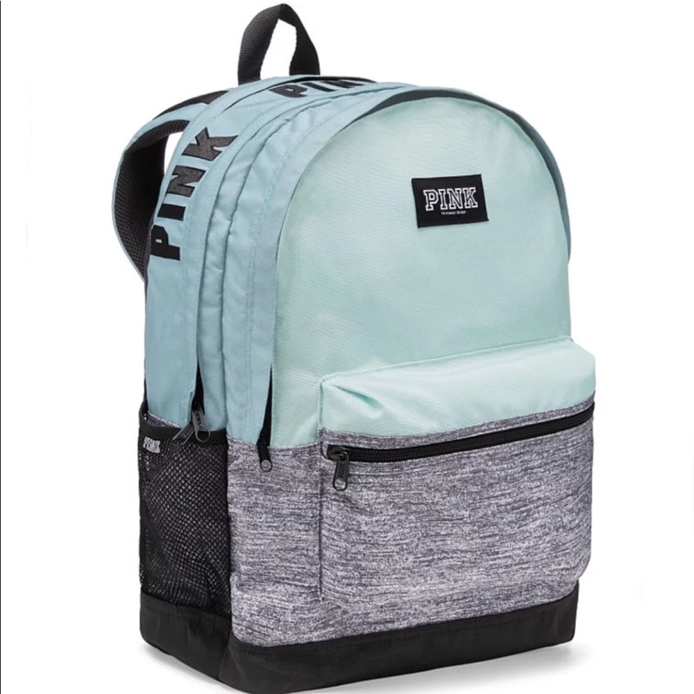 Victoria Secret VS Pink Backpack Bag mint / green